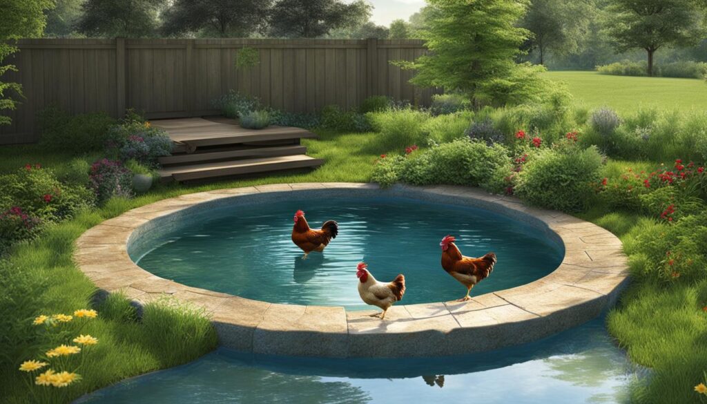 Appropriate Pool Depth for Chickens Appropriate Pool Depth for Chickens