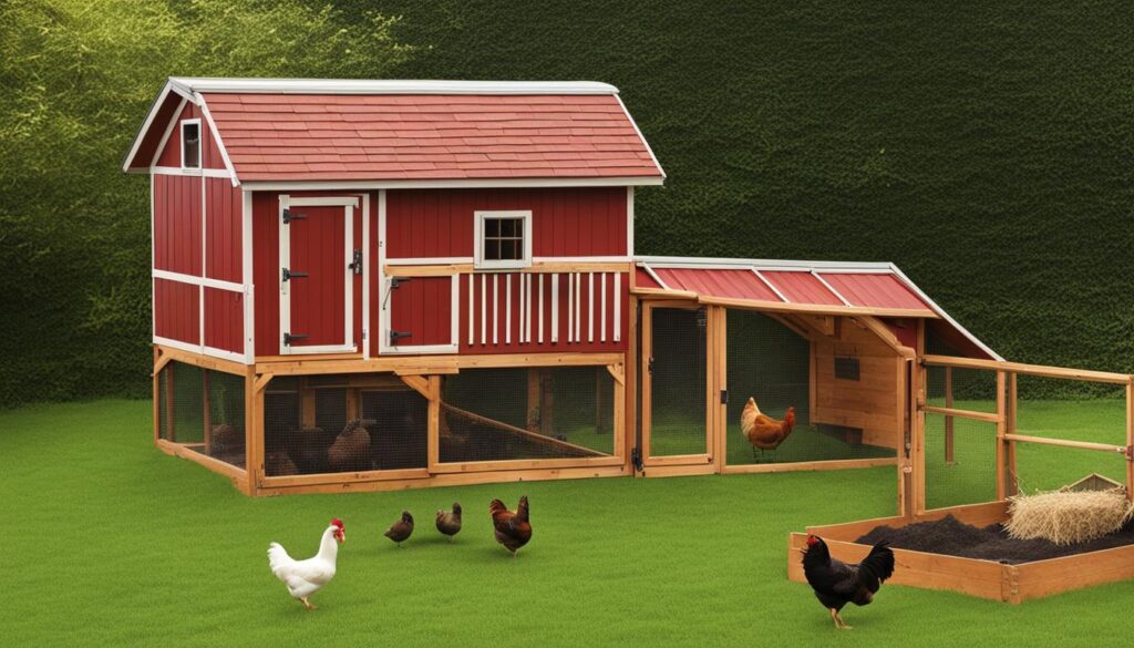 Columbian Rock Chicken coop