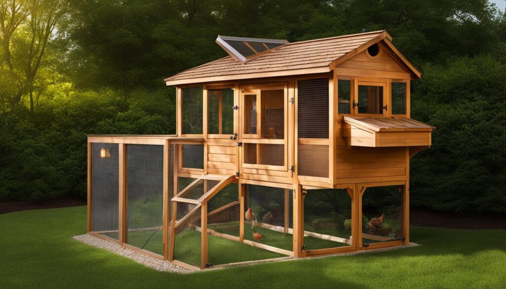 Predator-proof poultry housing