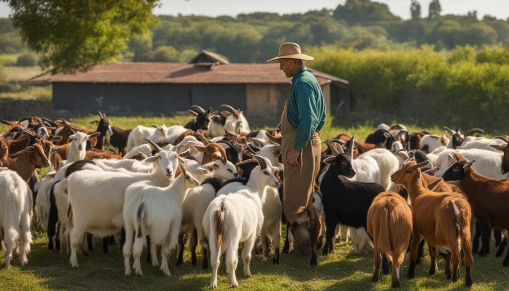 Selecting a suitable calming goat Selecting a suitable calming goat