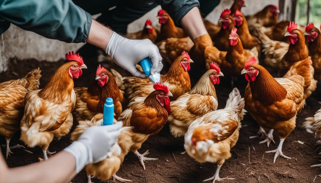 Administering Denagard to Chickens Administering Denagard to Chickens