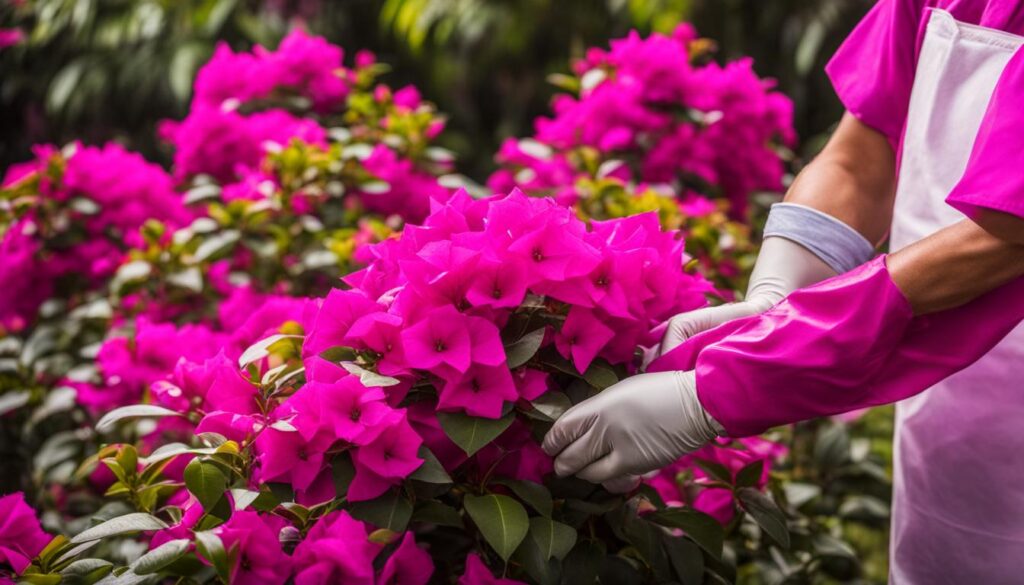 Bougainvillea bloom boost with homemade fertilizer