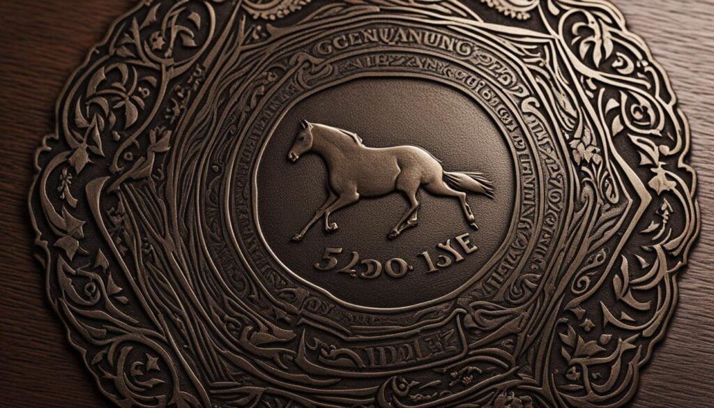Genuine Circle Y Saddle Stamp