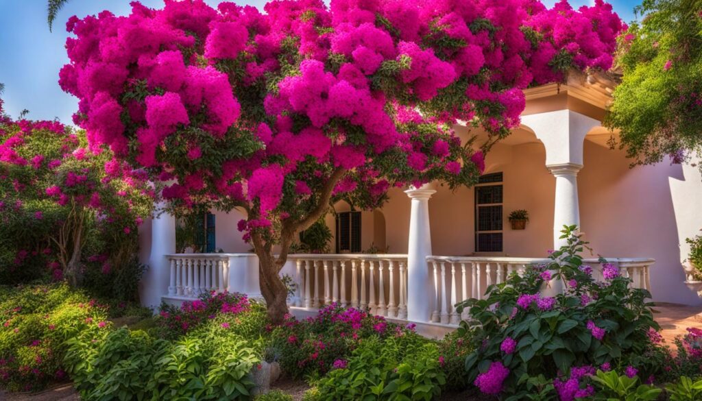Organic Bougainvillea Garden