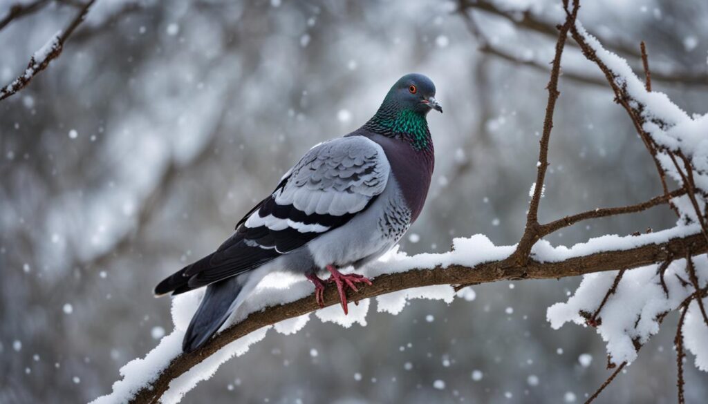 pigeon winter survival pigeon winter survival